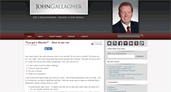 Desktop Screenshot of johngallagherblog.com